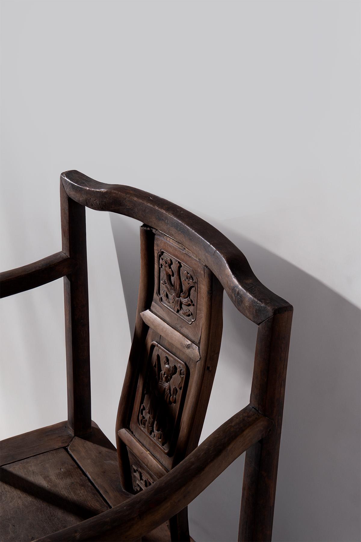 Traditional Ming style Southern Official's Chair in vendita 2