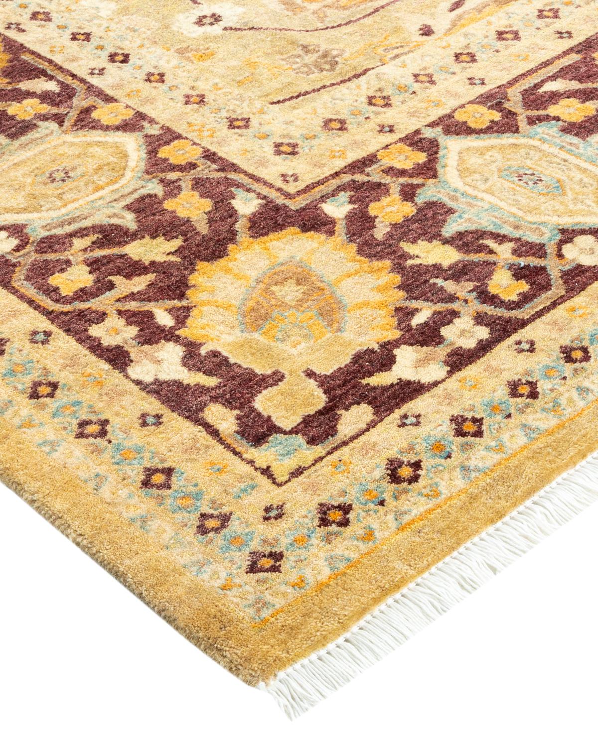 With understated palettes and allover designs, the rugs in the Mogul Collection will bring timeless sophistication to any room. Influenced by a spectrum of Turkish, Indian, and Persian designs, the artisans who handweave these wool rugs imbue