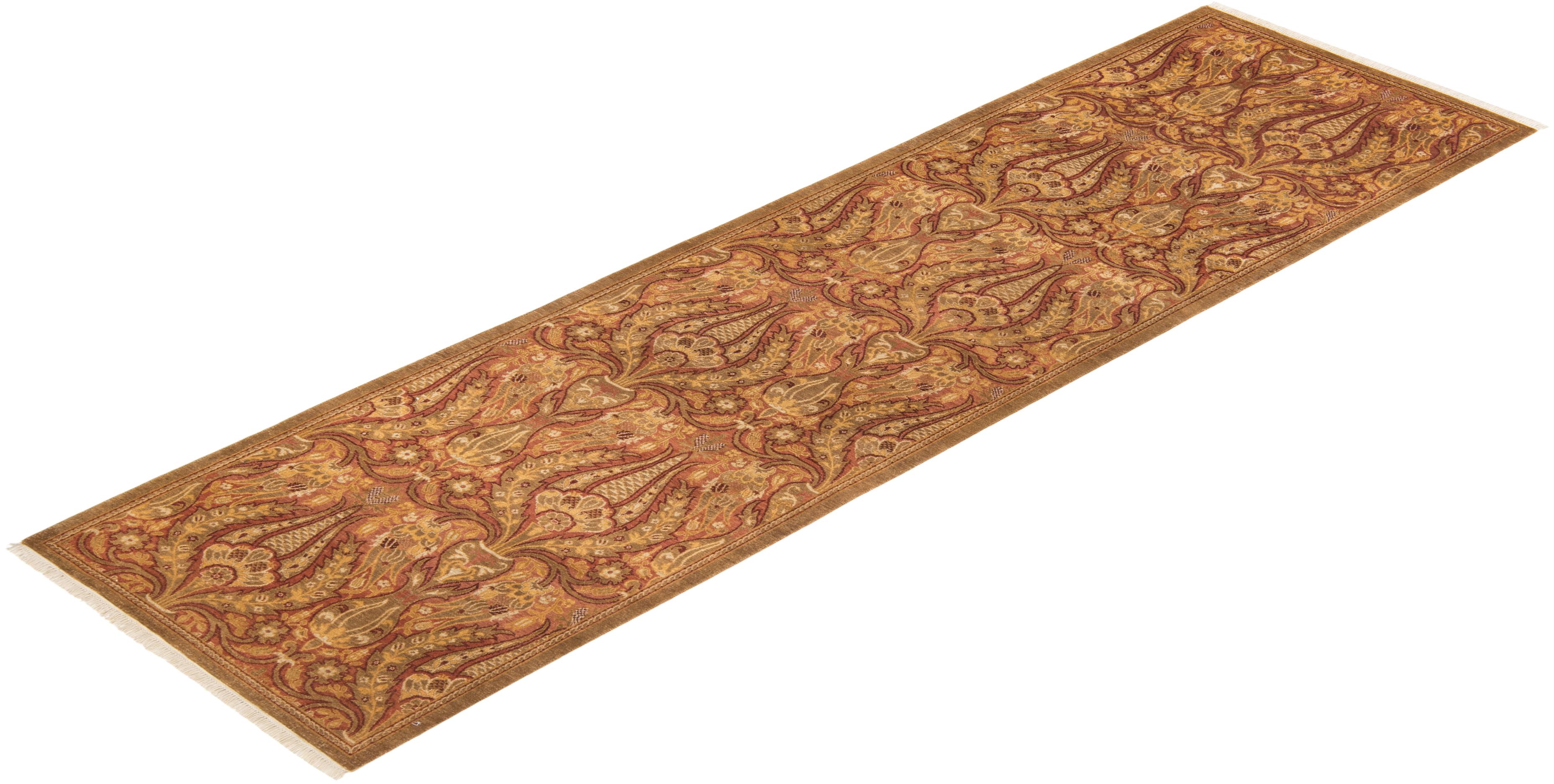 Traves de Mesa Tradicional Mogul de Lana Anudada a Mano Rosa en venta 3