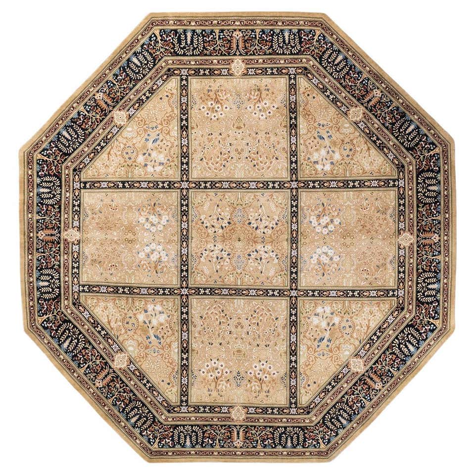 Vintage Oversize Octagon Edward Fields Rug with Regal Old World Style ...