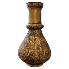 Traditional, motif vase, handcrafted in bronze and copper by Palena Furniture
