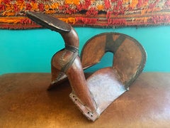 Silla de montar tradicional de camello norteafricana, mediados del siglo XX