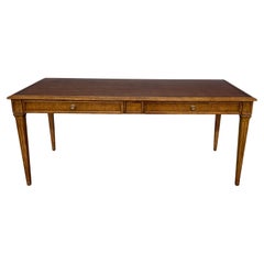 Traditional Oak Writing Desk by Highland House
