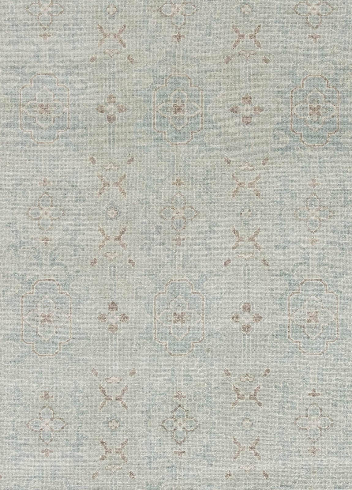 Traditional oriental inspired Samarkand Botanic rug by Doris Leslie Blau
Size: 13'3