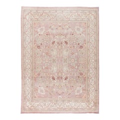 Tappeto tradizionale di ispirazione orientale in lana Tabriz Beige di Doris Leslie Blau