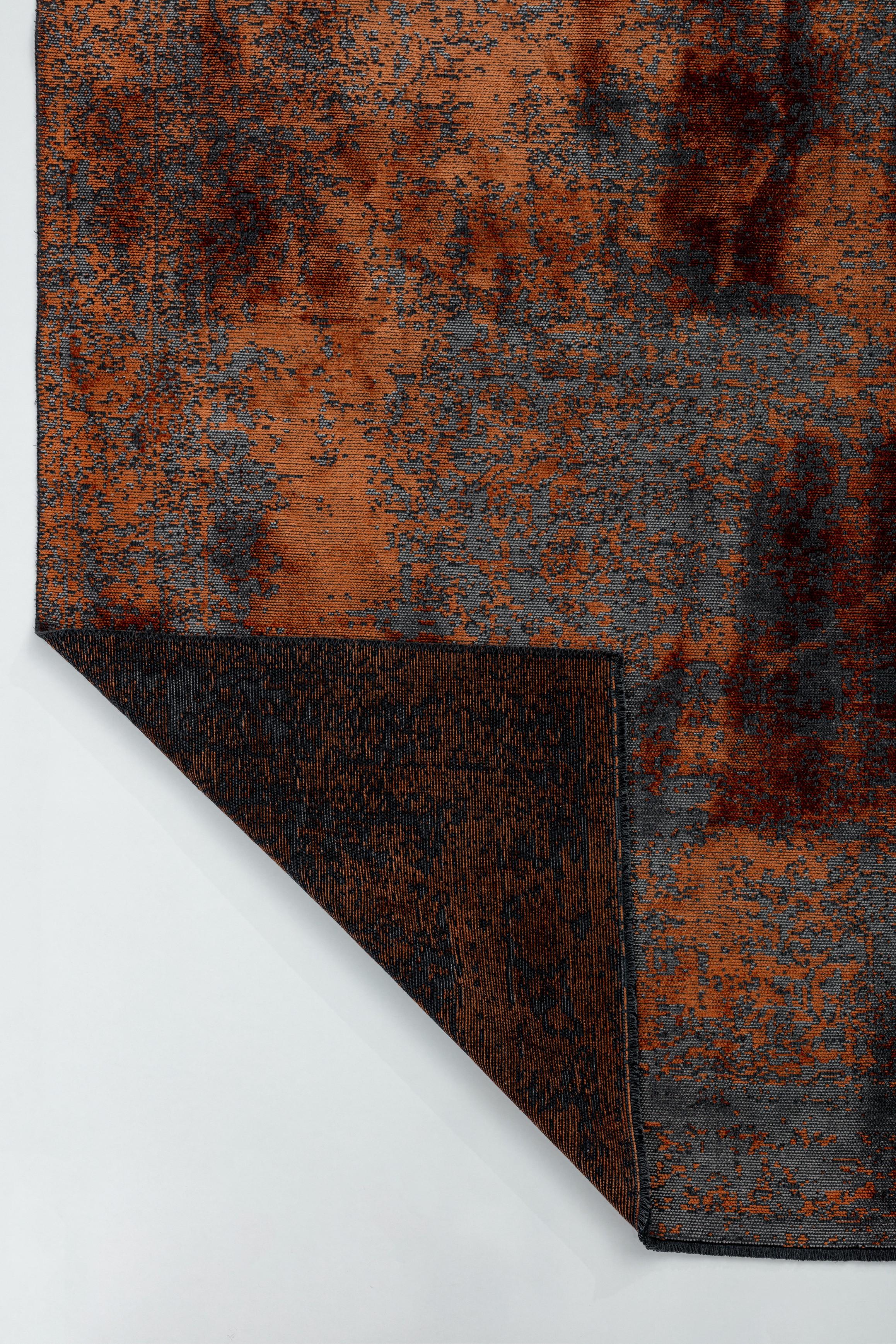 For Sale:  (Orange) Traditional Oriental Luxury Area Rug 3