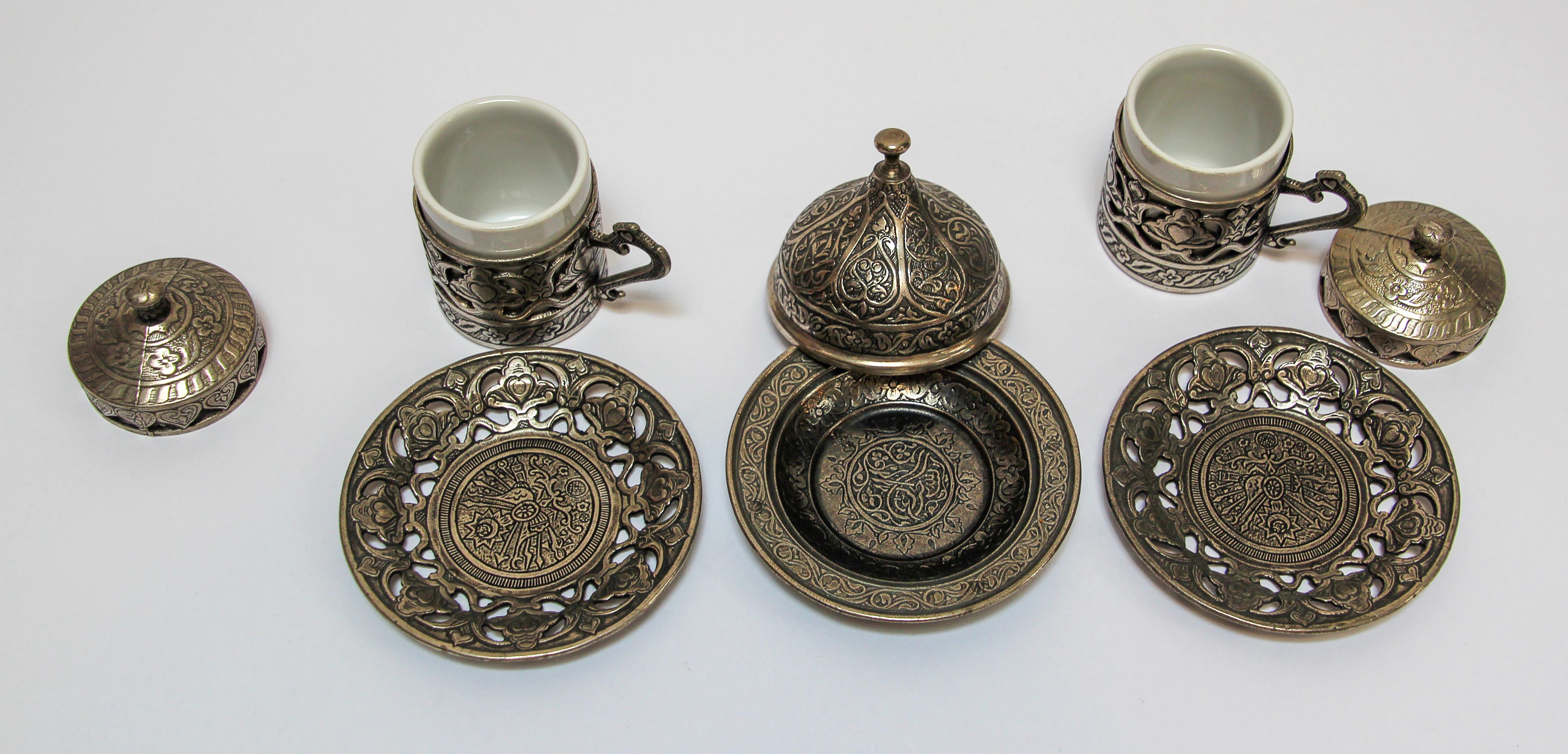 Traditional Ottoman Turkish Coffee Set 1