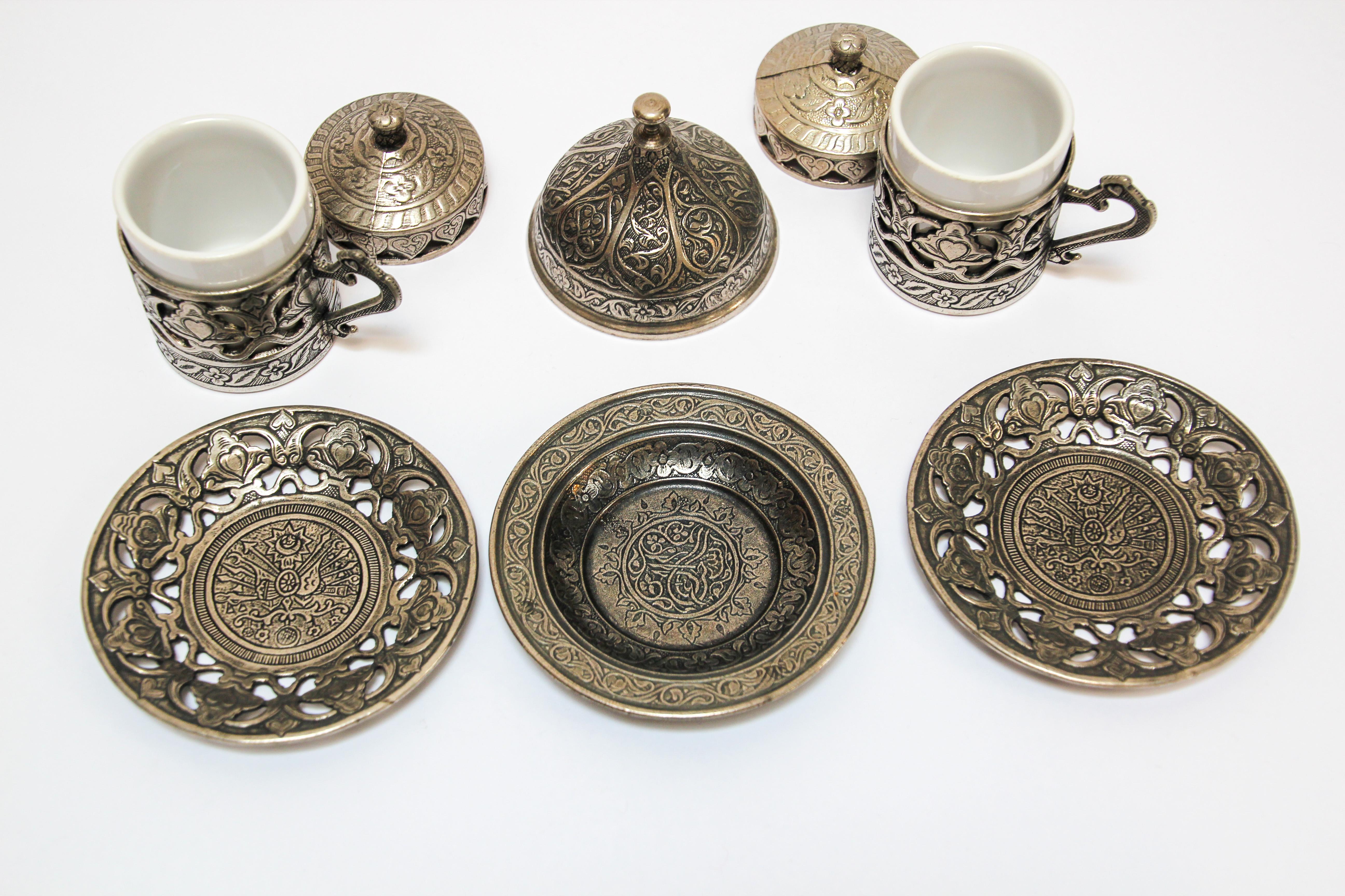 Traditional Ottoman Turkish Coffee Set 2