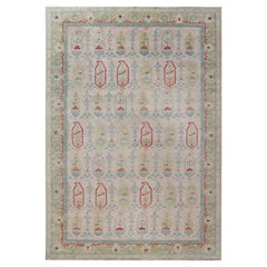 Traditional Oushak Design Handmade Wool Rug by Doris Leslie Blau