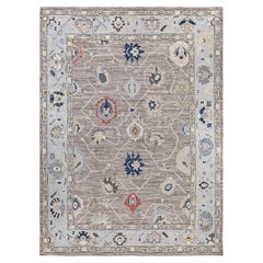 Traditional Oushak Hand Knotted Wool Brown Area Rug 9
0" x 12
3" Traditional Oushak Hand Knotted Wool Brown Area Rug 9
0" x 12
3"