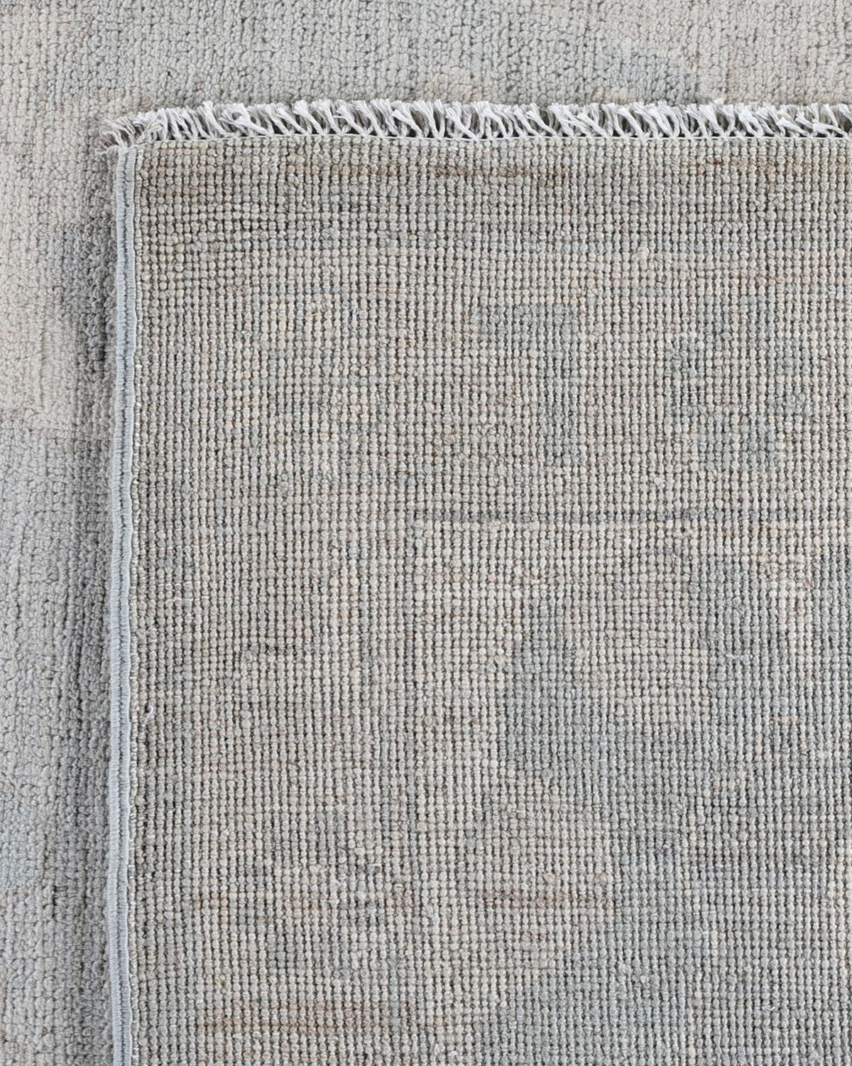 Tapis traditionnel Oushak noué à la main ivoire 7' 10