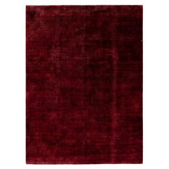 Traditional Overdyed Wool Hand Knotted Red Area Rug 9
 0" x 12
 2"