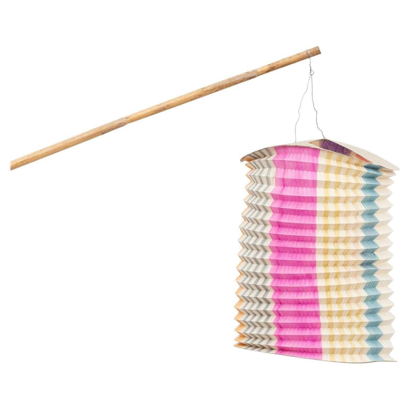 Traditional Paper Lantern, circa 1940 For Sale 6