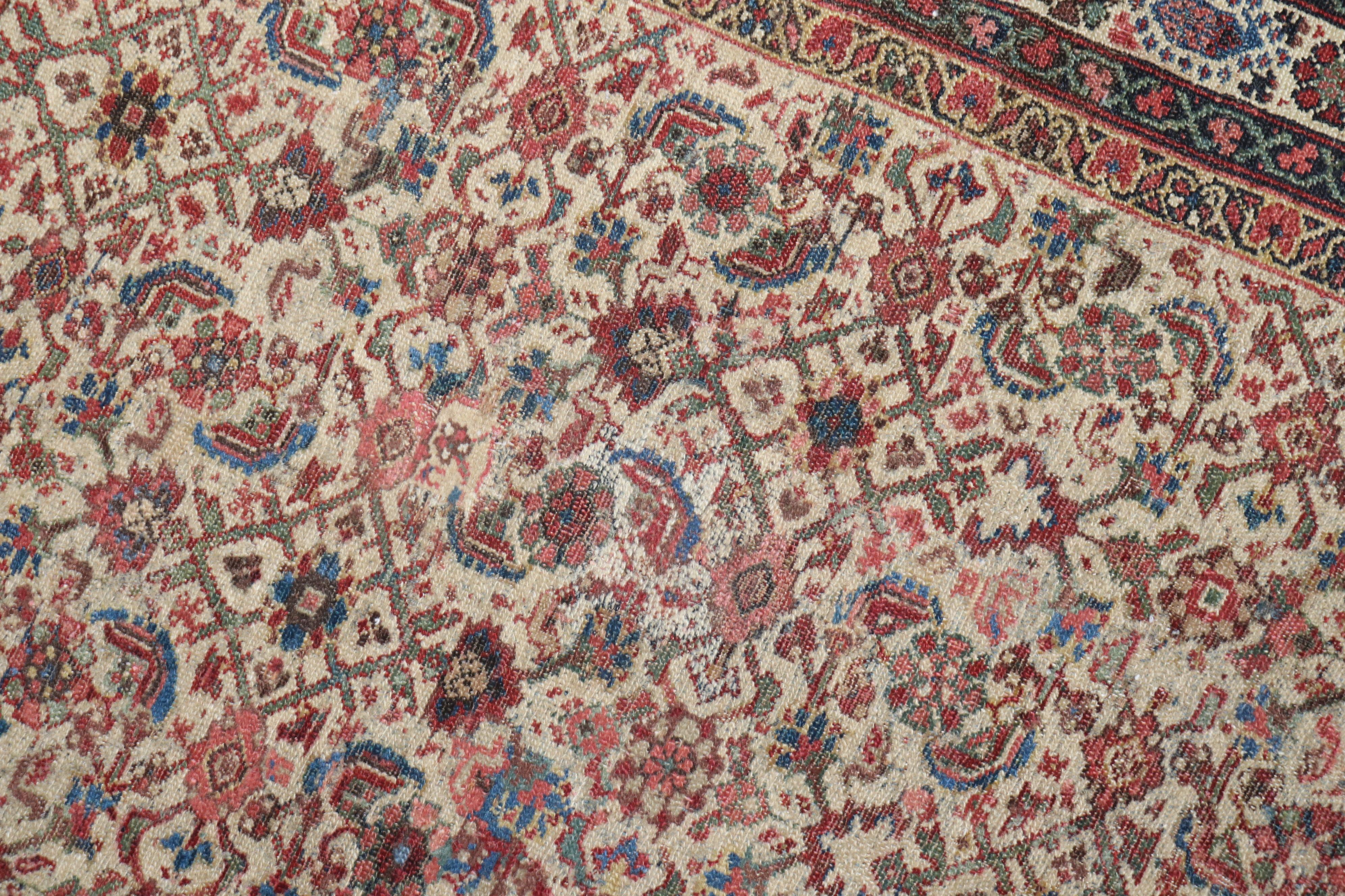Tabriz Traditional Persian Ferehan 20th Century Rug For Sale
