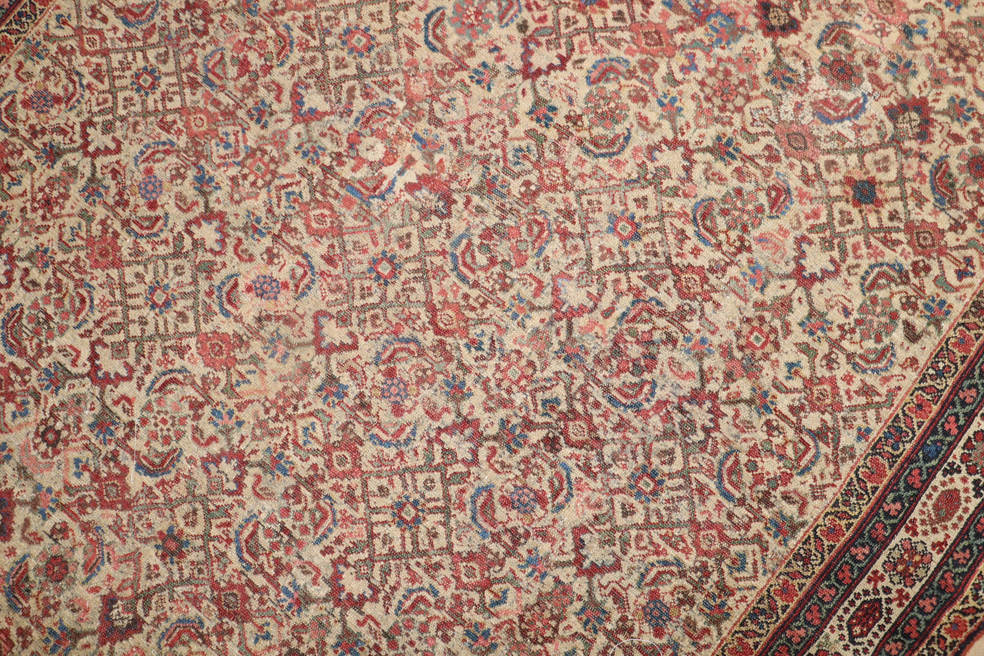 Wool Traditional Persian Ferehan 20th Century Rug For Sale