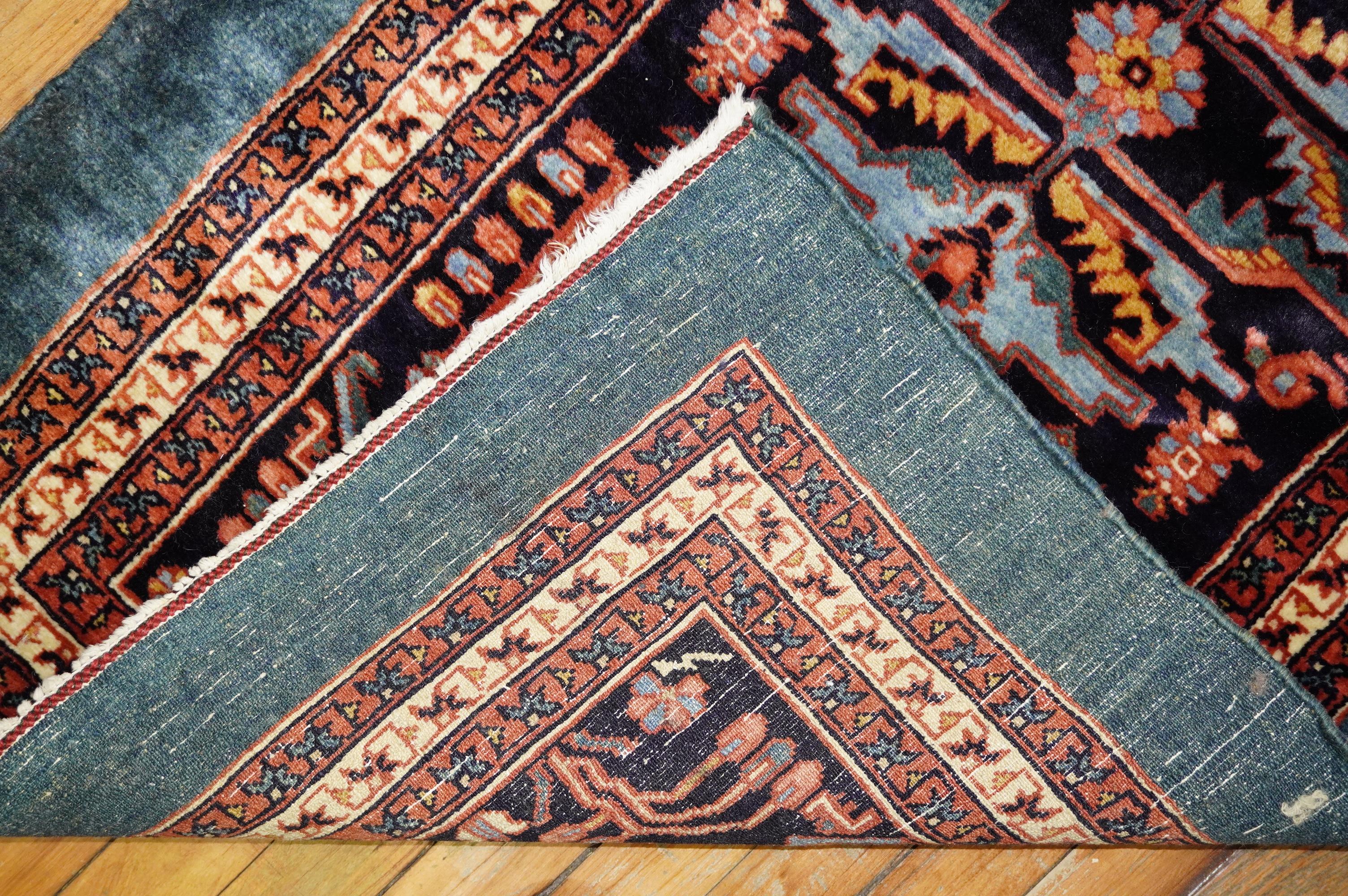 Wool Traditional Persian Kashkuli Runner For Sale