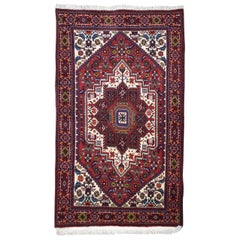 Traditional 1950s Persian Gholtogh Rug, 3' x 4'