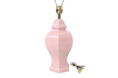 Traditional Pink Ceramic Table Lamp
