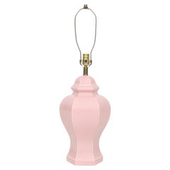 Traditional Pink Ceramic Table Lamp
