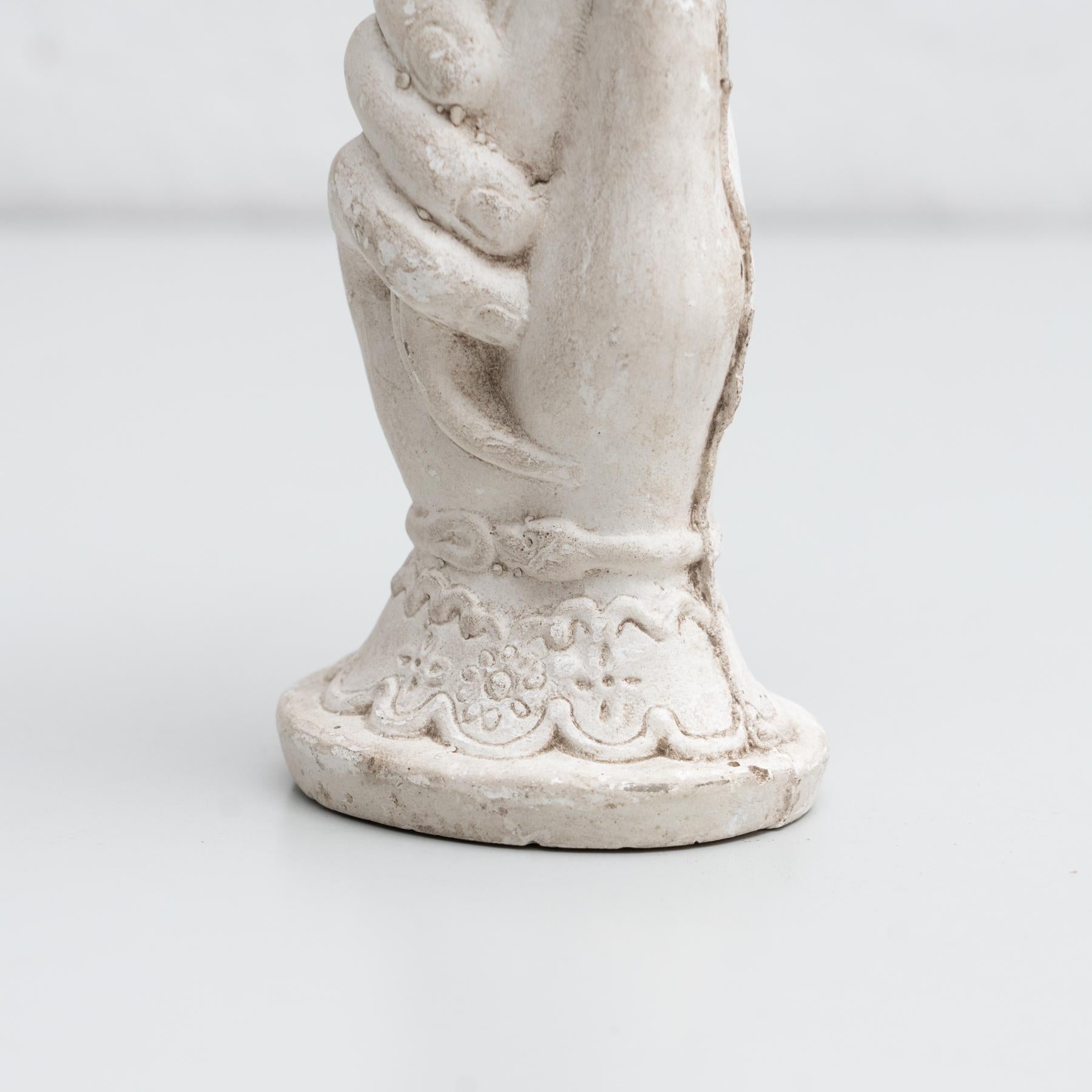 Modern Traditional Plaster Figure, circa 1950 For Sale