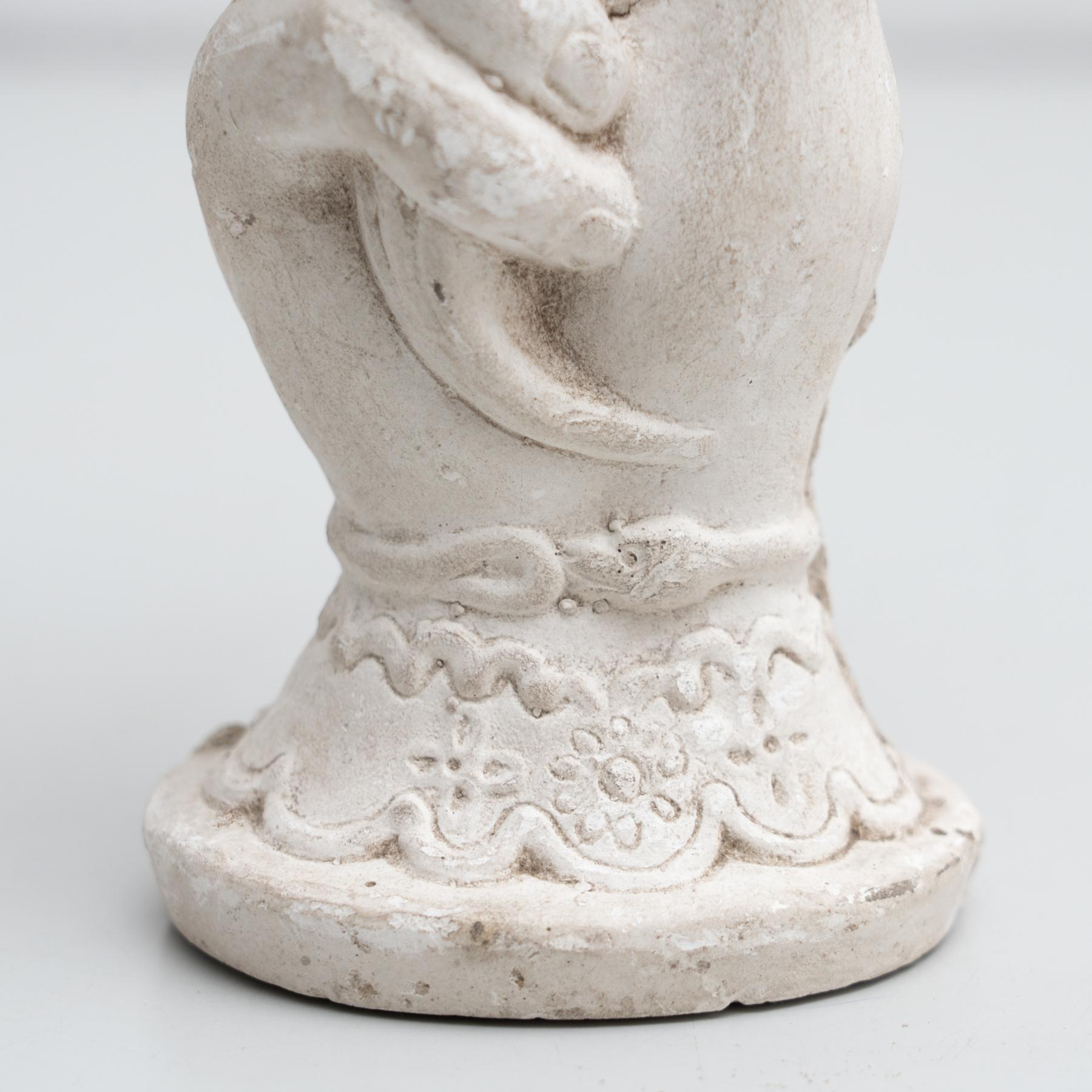 Mid-20th Century Traditional Plaster Figure, circa 1950