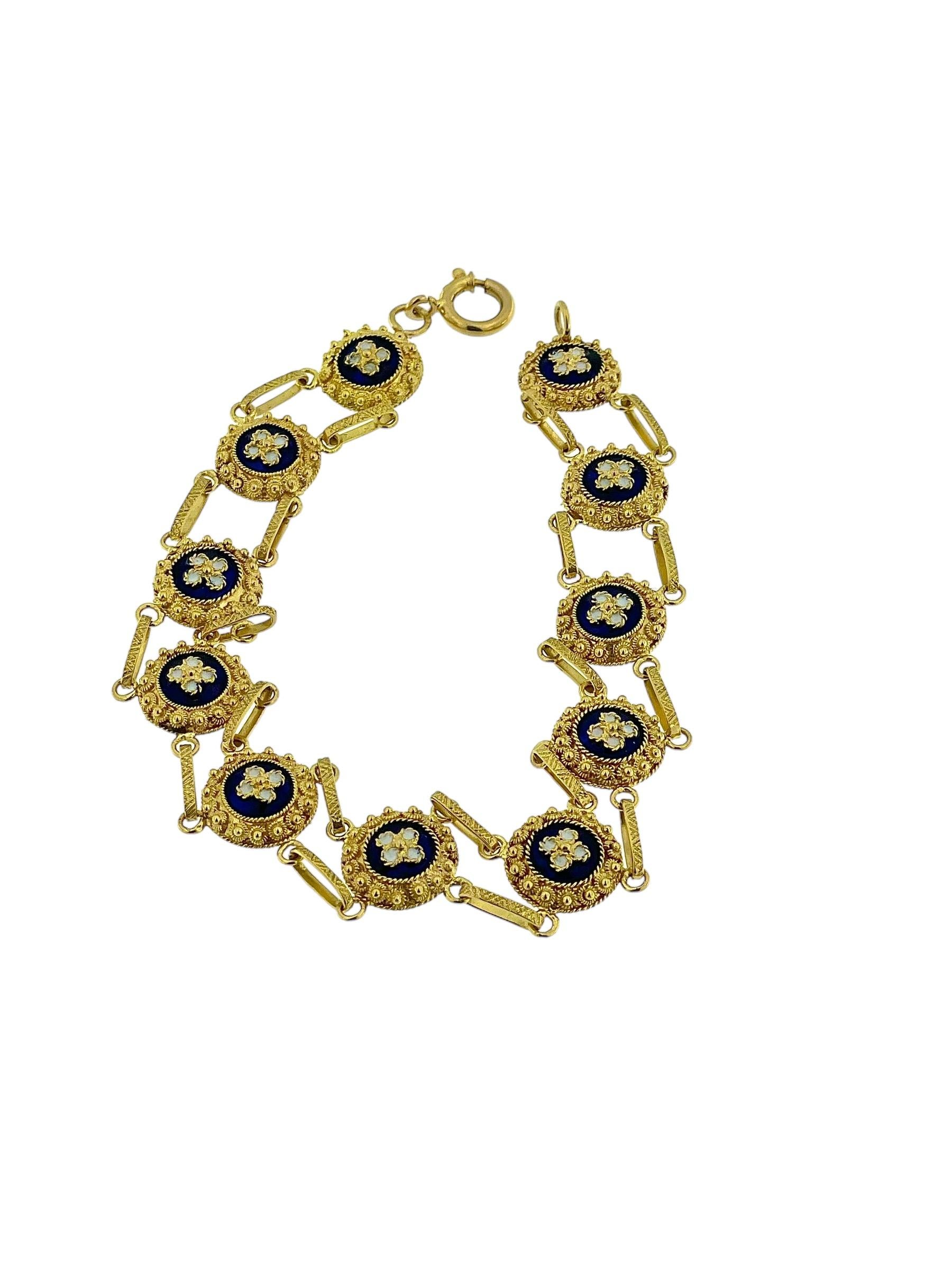 portuguese gold bracelet