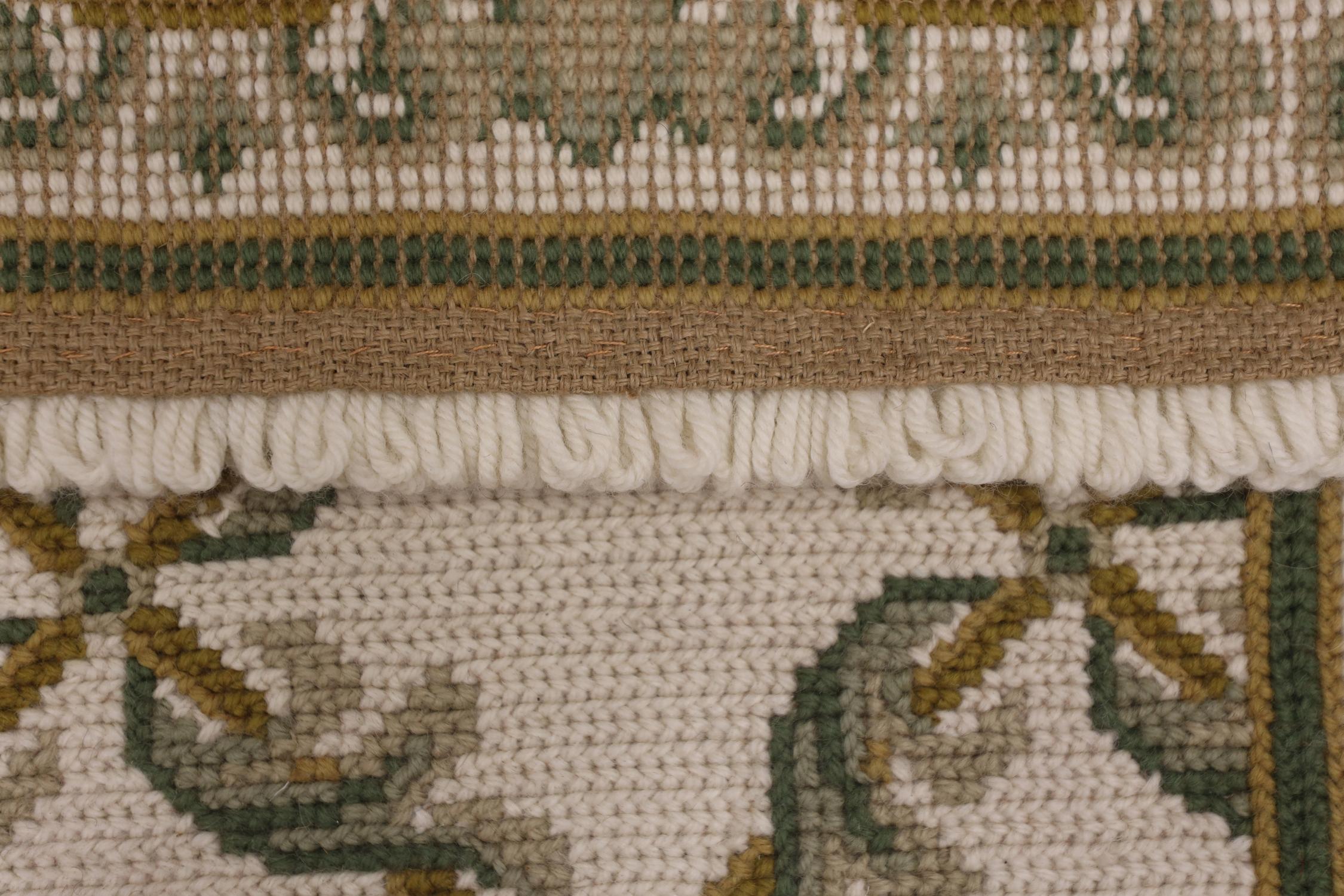 Noué à la main Tapis traditionnel portugais à l'aiguille Petit tapis en laine tissé à la main en vente