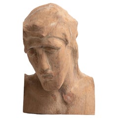 Traditional Preliminary Sketch Wood Sculpture