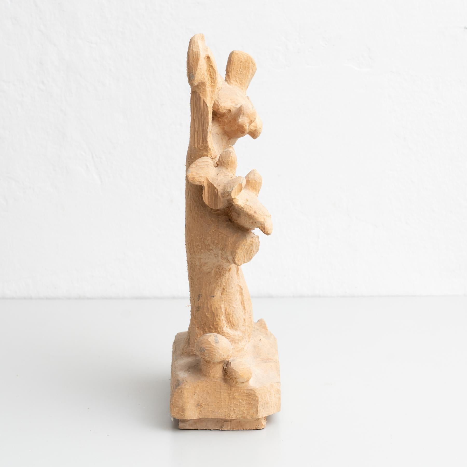 Traditional Preliminary Sketch Wooden Sculpture of a Tree For Sale 3