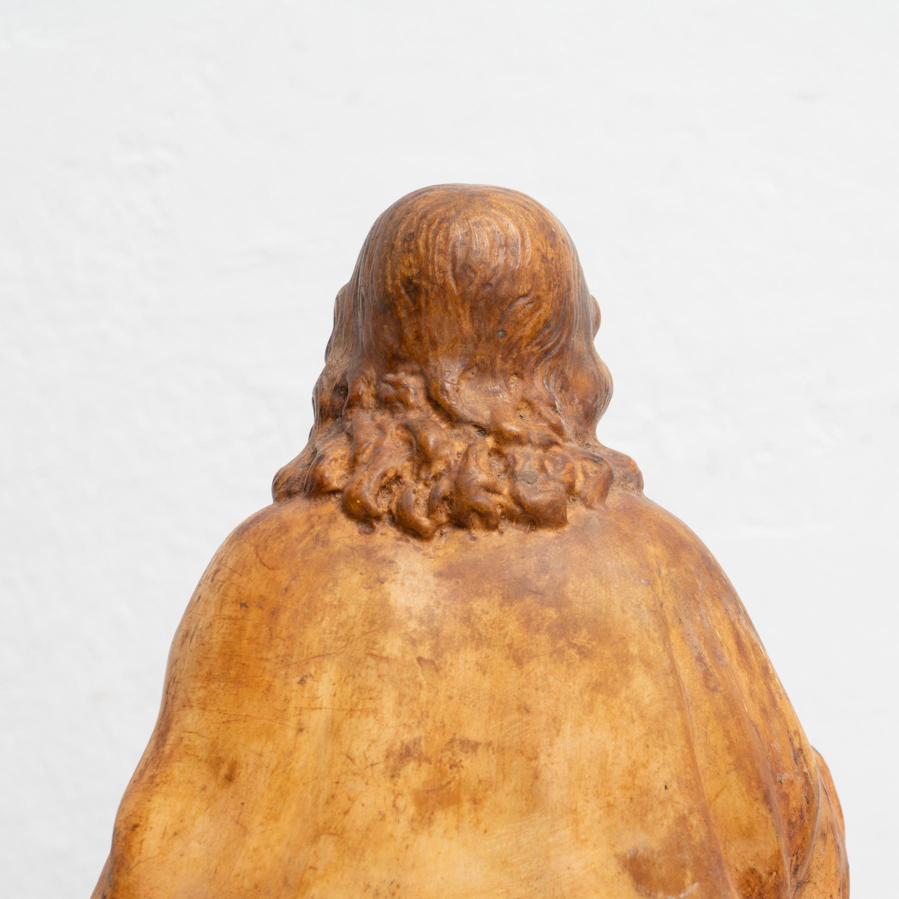 Sculpture traditionnelle religieuse de Jésus-Christ en vente 4