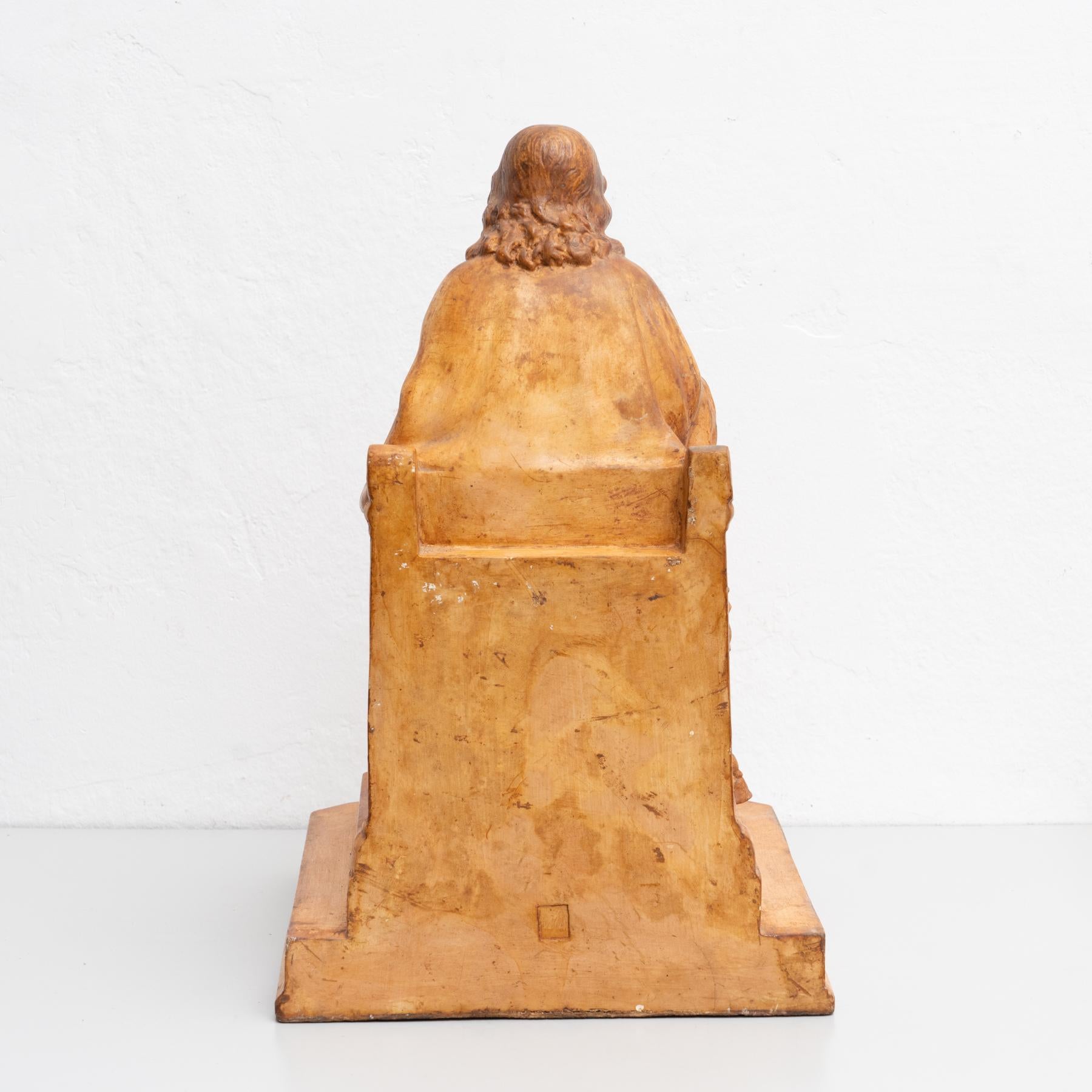 Traditionelle religiöse Jesus Christ-Skulptur im Angebot 5