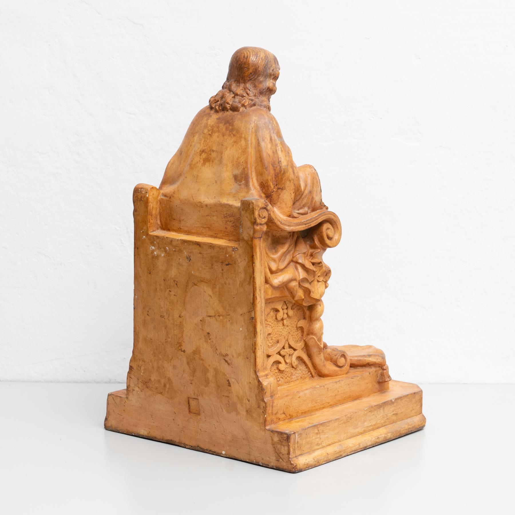 Sculpture traditionnelle religieuse de Jésus-Christ en vente 7