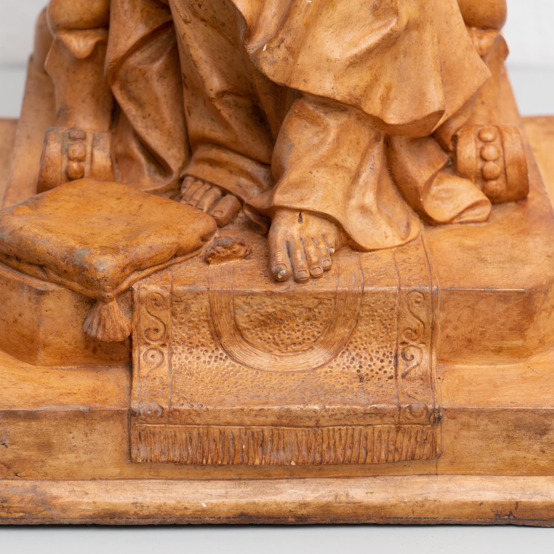 Spanish Traditional Religious Jesus Christ Sculpture For Sale