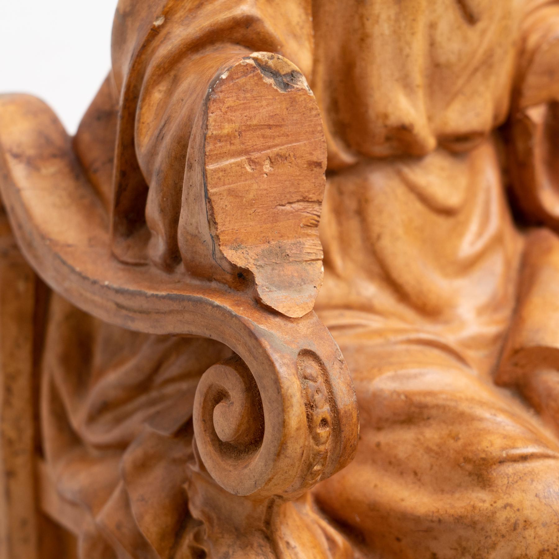 Traditionelle religiöse Jesus Christ-Skulptur im Zustand „Gut“ im Angebot in Barcelona, Barcelona