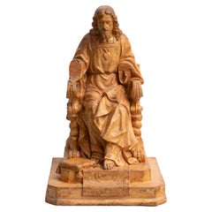 Antique Traditional Religious Jesus Christ Sculpture