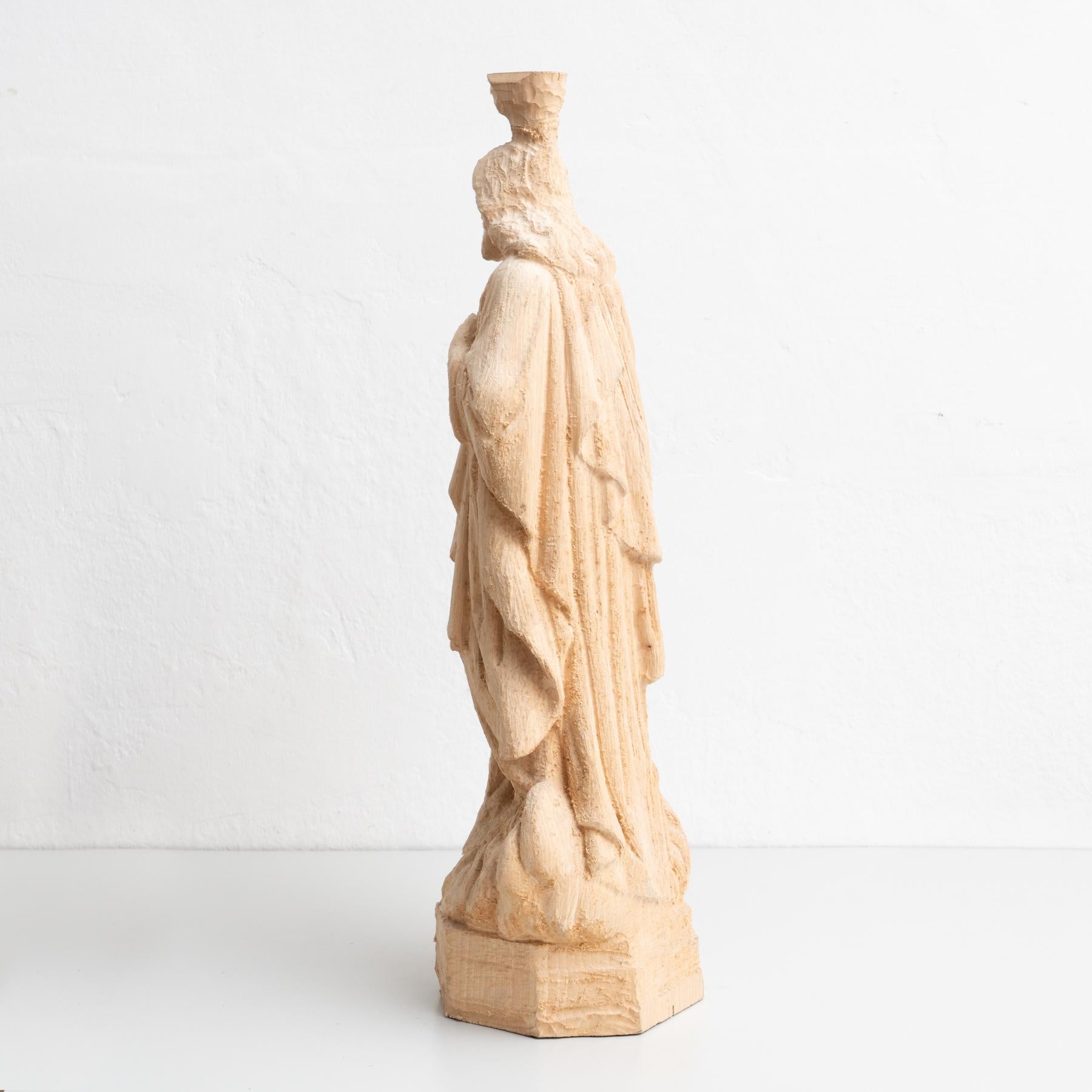 Traditional Religious Turned Jesus Christ Wooden Sculpture 6