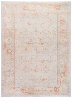 Traditional Rug Antique-Inspired Sunburst Medallion Beige "Dawnlight"