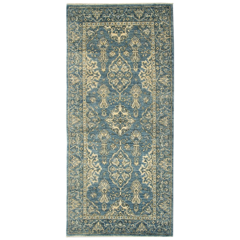 Traditional Rug, Carpet Runner of Rug Area, Afghan Rug, Green Runner