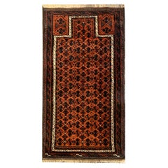 Antique Traditional Rug Handmade Carpet Rust Wool Oriental Geometric Area Rug