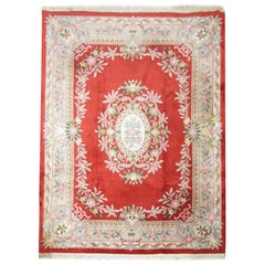 Traditional Rug Handmade Chinese Carpet Area Rug, Red Carpet Living Room Rugs
