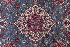 Traditional Rug Handmade Teal Wool Carpet Oriental Antique Area Rug