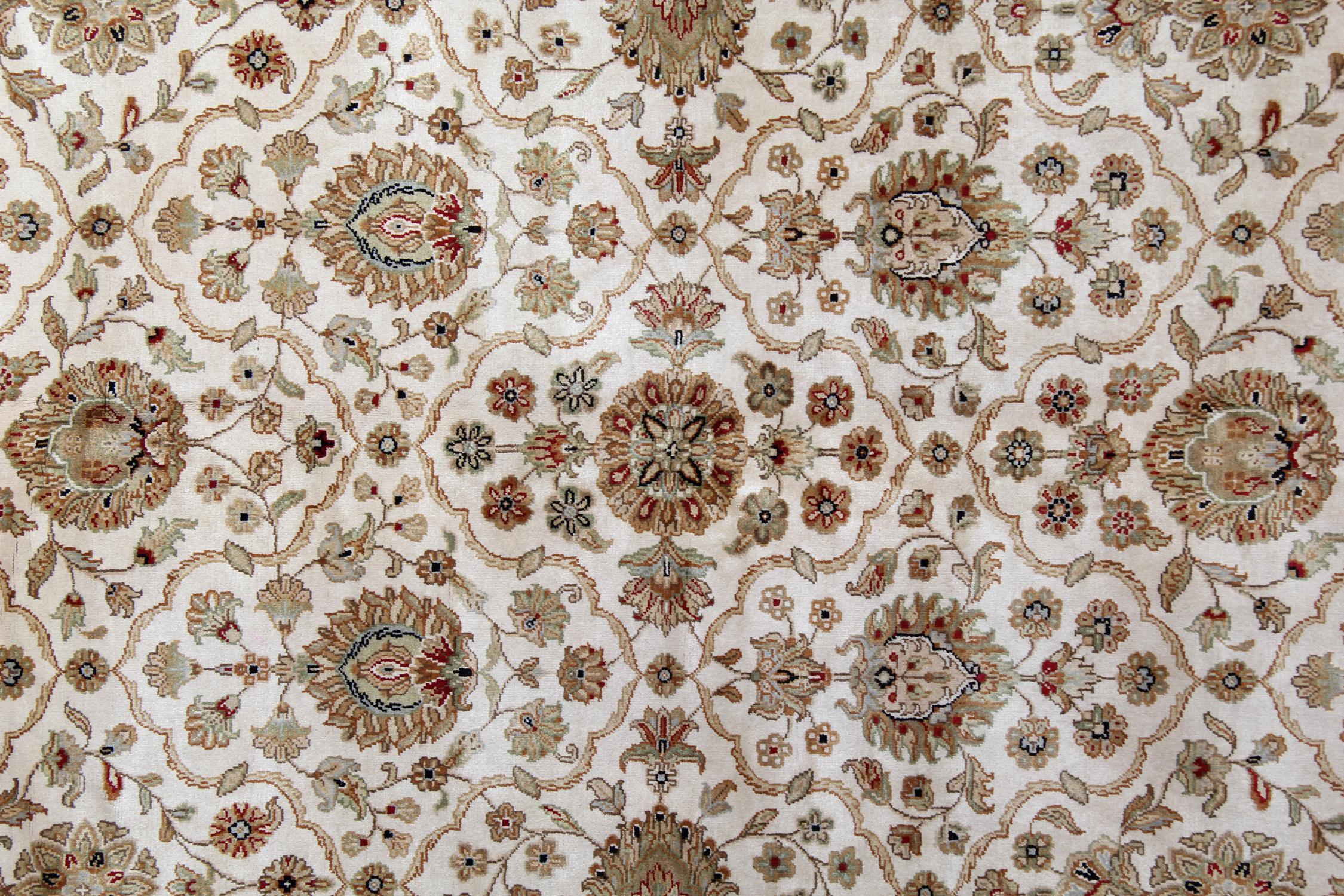 Tintura vegetale Tappeto tradizionale in lana stile Ziegler Tappeto orientale fatto a mano in vendita