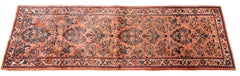 Traditional Runner Rug Handmade Hallway Rug Rust Wool Carpet Runner