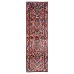 Traditional Runner Rug Handmade Hallway Rug Rust Wool Carpet Runner