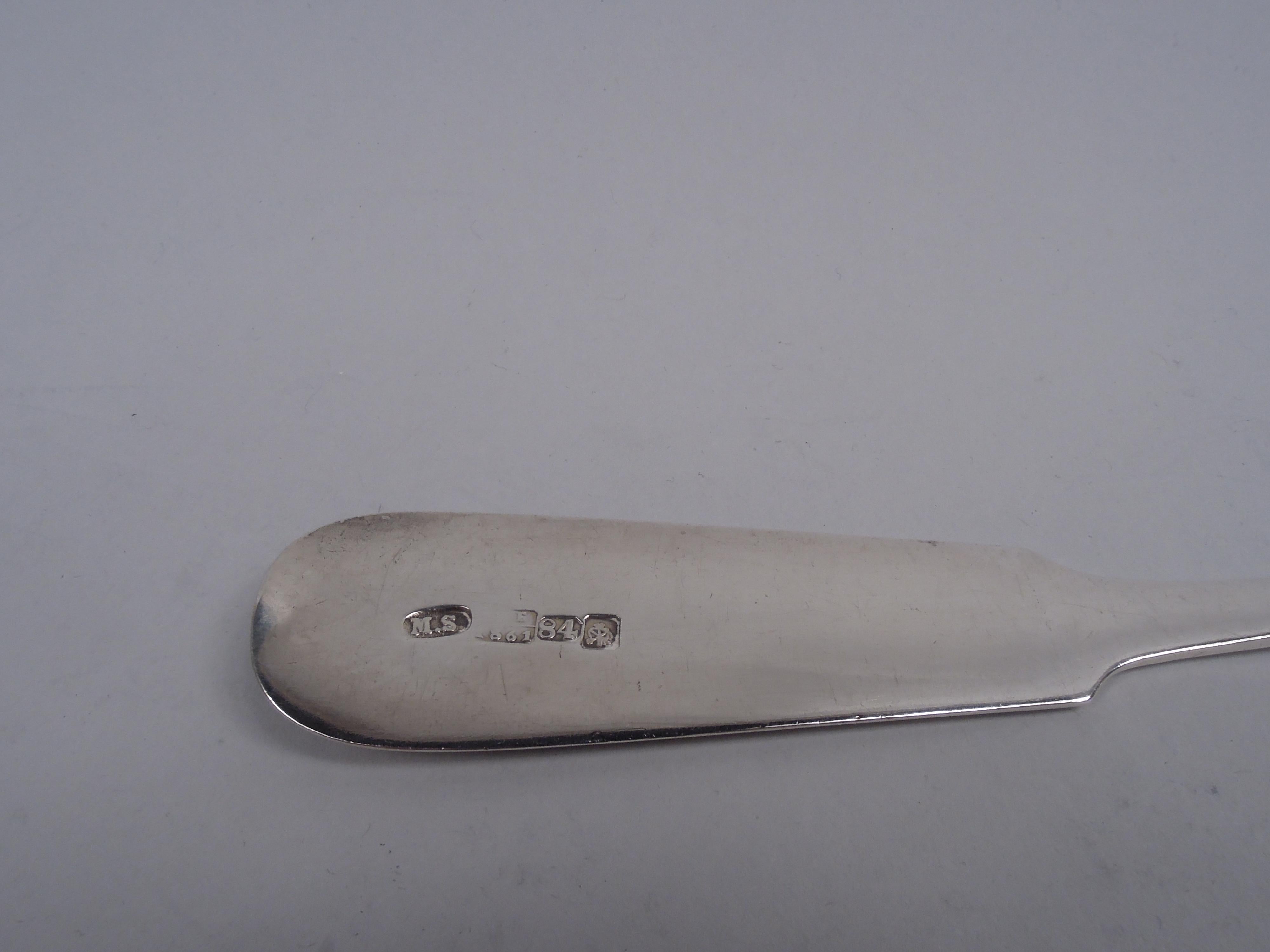 Argent Louche russe traditionnelle fabriquée en année de changement radical, 1861 en vente