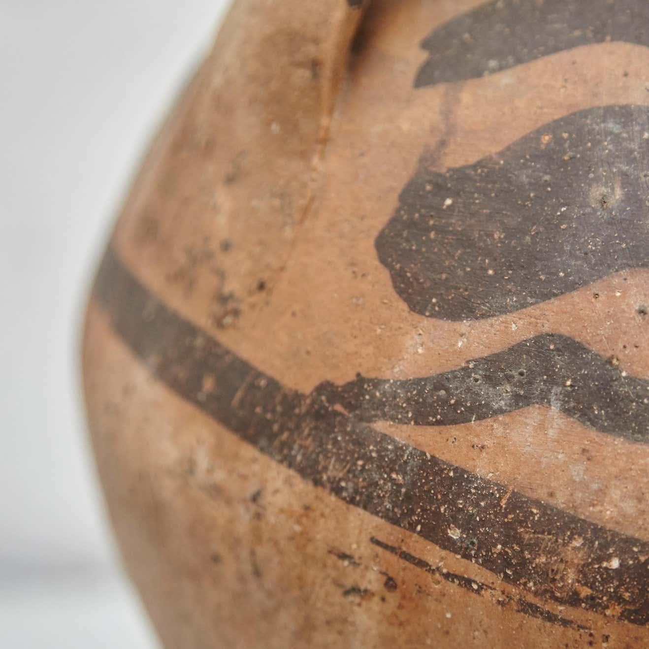 Vaso tradizionale rustico in ceramica dipinto a mano 7