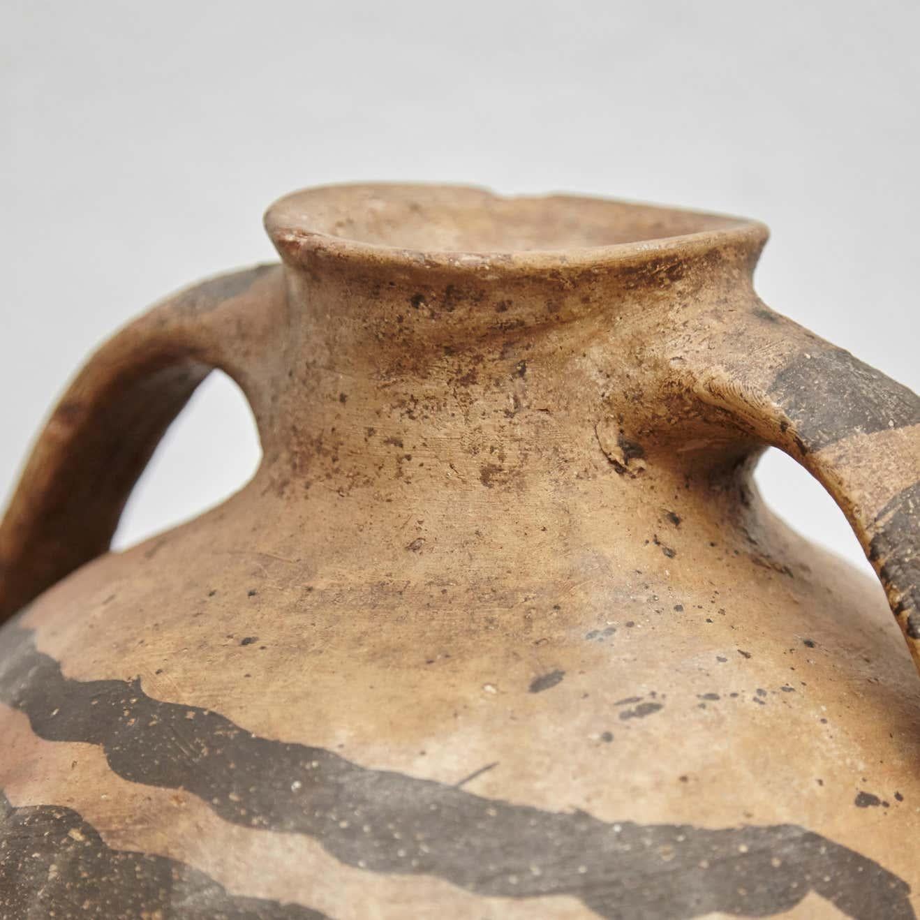 Rustico Vaso tradizionale rustico in ceramica dipinto a mano