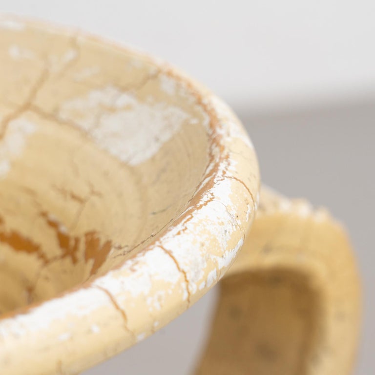 Traditional Rustic Large Ceramic Vase, circa 1940 For Sale at 1stDibs