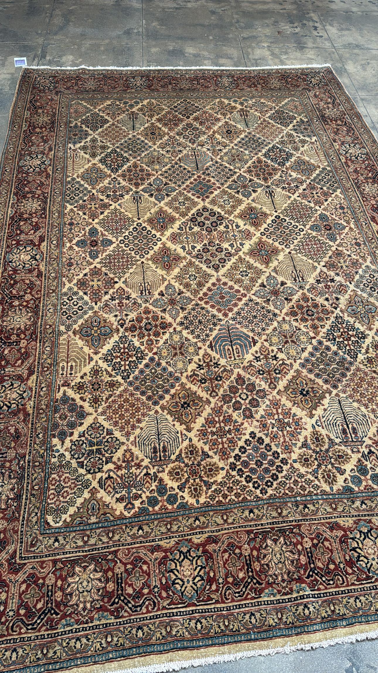 Perse Tapis traditionnel Sarouk de style persan 6'6
