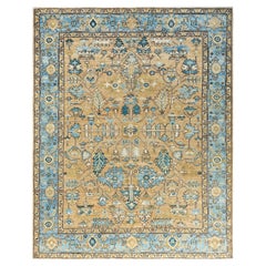 Traditional Serapi Hand Knotted Wool Beige Area Rug
